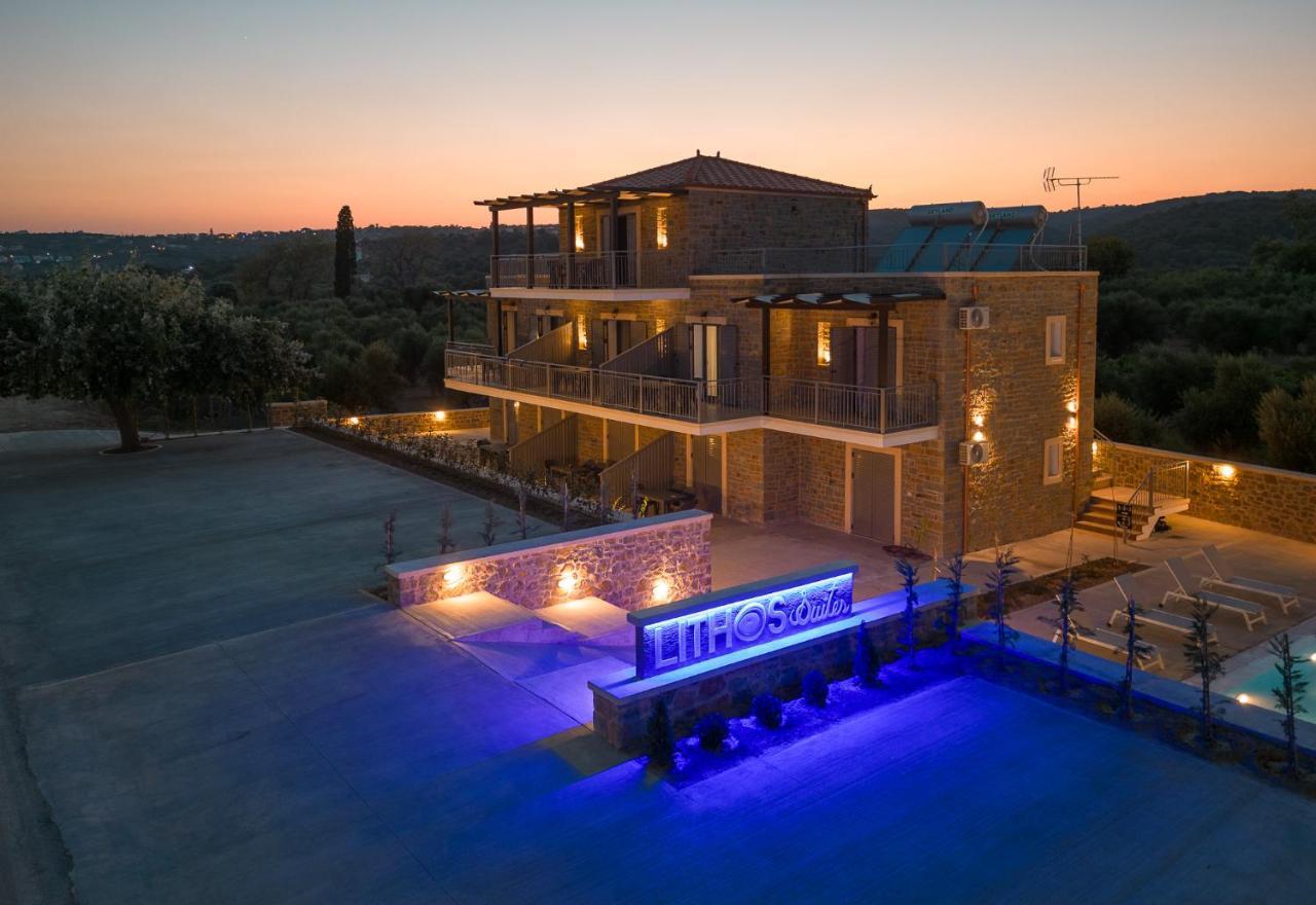 Lithos Suites Finikounda Exterior foto